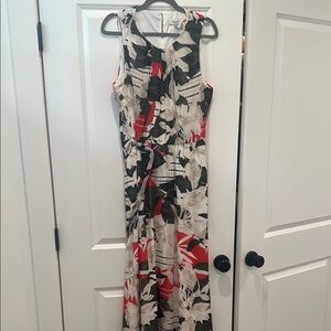 Chic Sleeveless Floral Maxi Dress